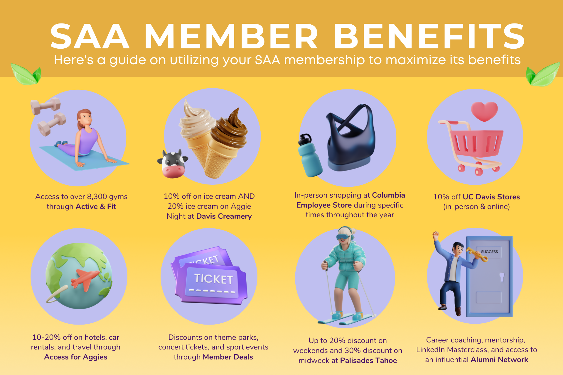 SAA Member Benefits Visual