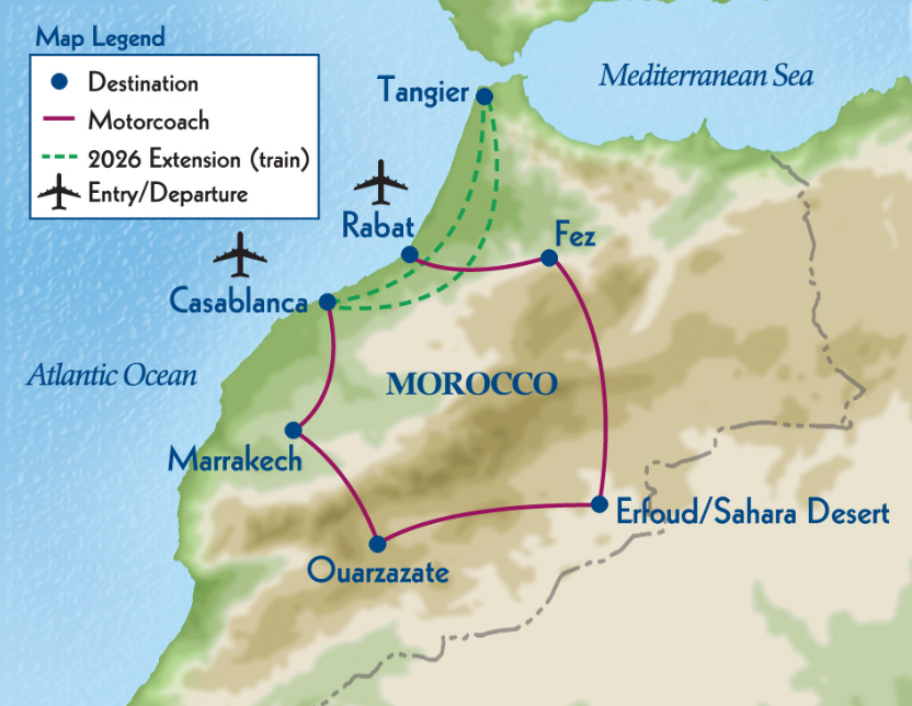 morocco map