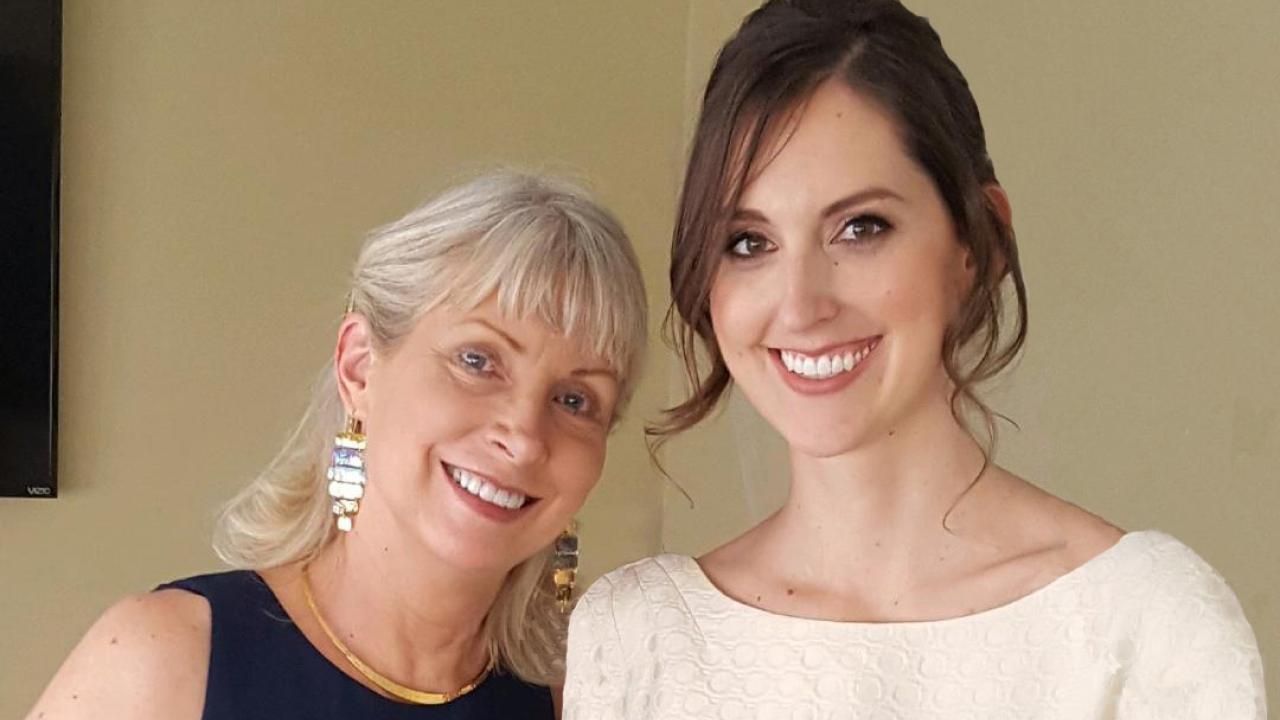 Carol (left) and Kate Burrill (right) Carol and Kate Burrill